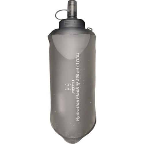 Outdoor Fashion Collapsible Water Bottle TPU Portable Durable Soft Folding Drink Water Cup For Camping Hiking Running Sports