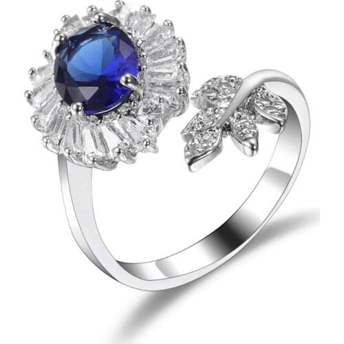 Crystal Rings For Women Vintage Anillos Bague Jewelry Anillos Bijoux Wedding Bagues Ring