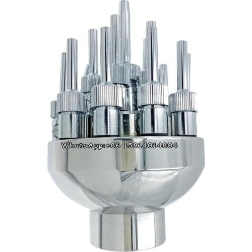 1 inch DN25 adjustable fountain nozzle,304 stainless steel three-layer flower fountain nozzle,porous fountain,music fountain