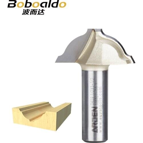 1pcs 1/4 1/2 Shank Stile Panel Router Bits Plunge Ogee Bit Ogee Cutter Milling Cutter End Mill Arden Router Bit