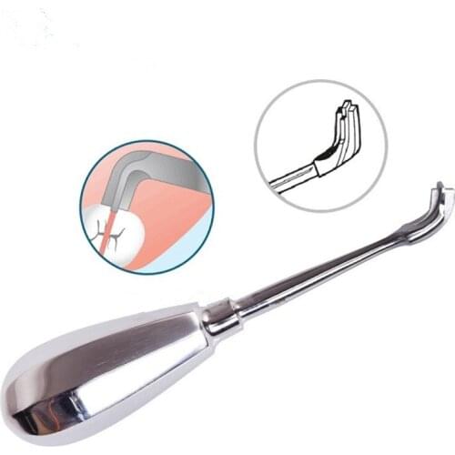 1Pcs Dental Minimally Invasive Tooth Extraction Elevator Metal Handle Non-Slip Minimally Invasive Dental Elevator Cross