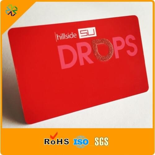 2 side printed pvc loyalty point business card