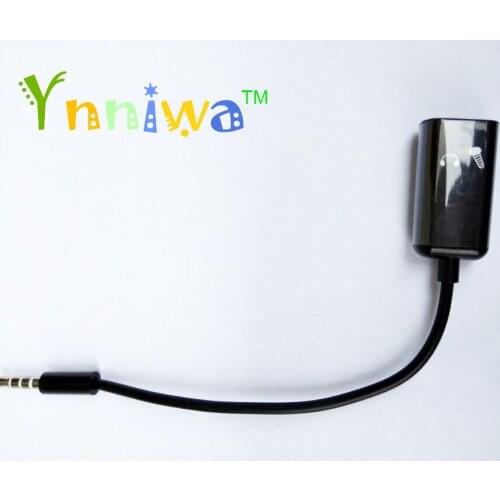 3.5mm Black Jack Male to Female Headphone Stereo Earphone Audio Splitter to Micrphone Adapter Cable For Phone 6 5S 4S