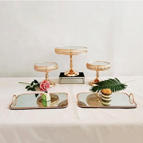 5pcs/lot Round Cupcake Display Stand Dessert Tower Pastry Stand for Wedding Birthday Theme Party