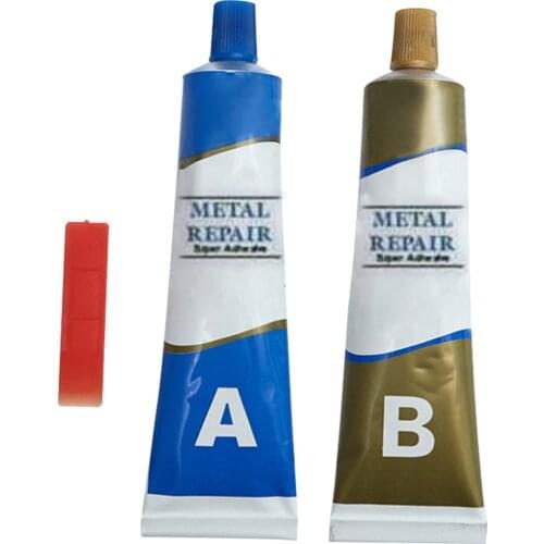 Home ImprovementIndustrial Repair Paste Glue Heat Resistance Cold Weld Metal Repair Paste Free Epoxies