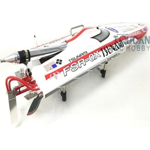 DT125 ARTR 49" 30CC Gasoline Fiber Glass RC Racing Boat Deep-V Monohull TH02677