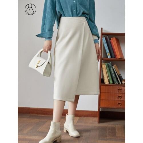 DUSHU Women's Leather Skirts