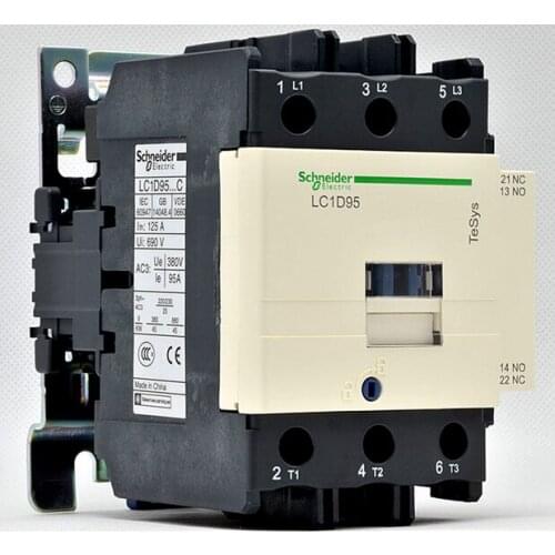 Schneider LC1D95 B7C C7C E7C F7C M7C Q7C 24V 36V 48V 110V 220V 380V AC Contactor