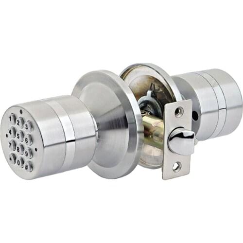 Hot Electronic password door locks Keyless Electronic Keypad Lock,latch bolt door lock Satin Nickel