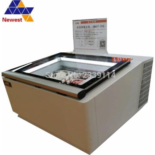 Tabletop ice cream showcase, counter gelato freezer display machine