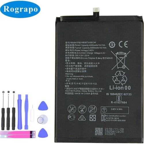 New 5000mAh HB3973A5ECW Battery For Huawei Mate 20 X Mate20X 20 X EVR-AL00 / Huawei Honor Note 10 RVL-AL09 RVL-AL10 SmartPhone