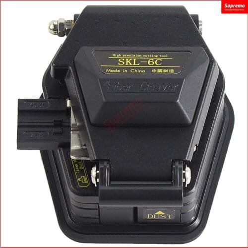 New SKL-6C Fiber Cleaver Cable Cutting Knife Fiber Optic Knife Tools Cutter High Precision FTTH Fiber Cleavers 16 Surface Blade