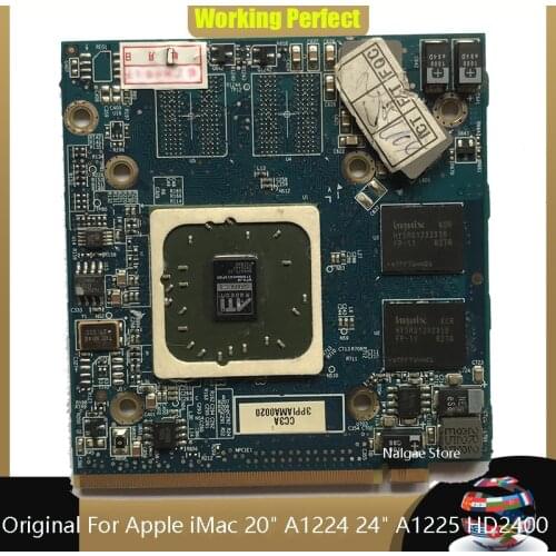 Original For iMac 20" A1224 24" A1225 Radeon HD2600 HD2600M HD2400 109-B22533-10/11 Video Graphics Card Test 100