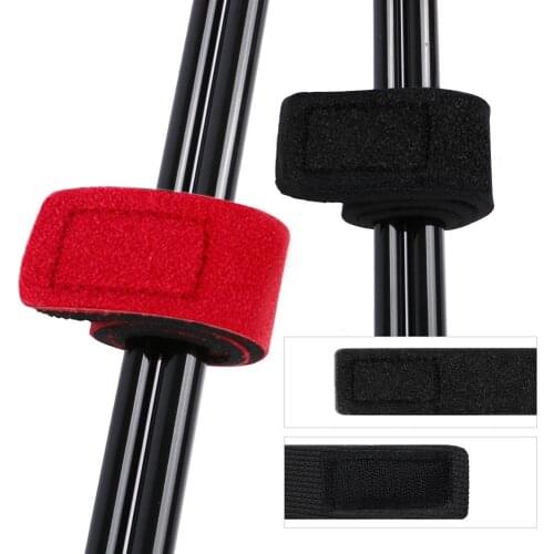 Portable Neoprene Fishing Rod Wrap Reusable Stretchy Fishing Rod Holdes Tie Fishing Tackle Box Fishing Accessories 6 Colors