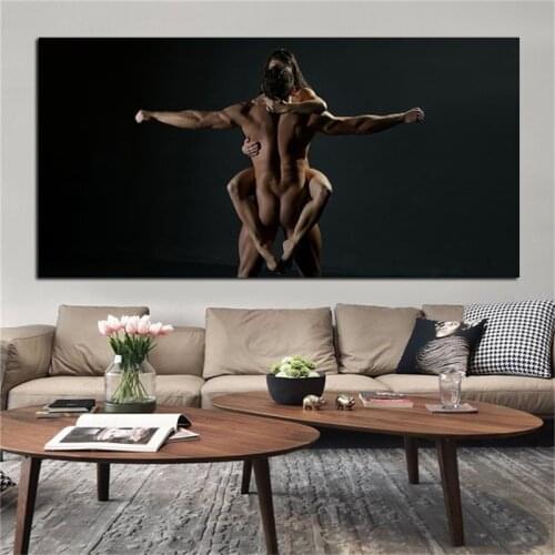 Modern Wall Art Posters and Prints Sexy Body Nude Dancer Canvas Painting Wall Pictures for Living Room Cuadros Home Wall Decor