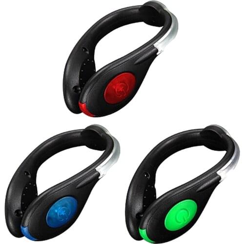 Luminous Running Shoe Clips Light LED Warning Light Lamp Nights Safety Running LED Bright Flash Light For Night Running Cycling
