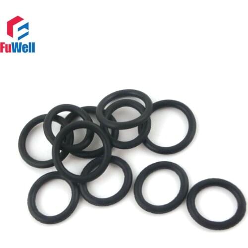 500pcs Black Nitrile Rubber 1.5mm Thickness O Ring Seals 11/12/13/14/15/16/17/18/19/20mm OD NBR O Rings Sealing Gasket Washer