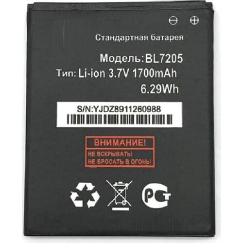 High quality Replacement BL7205 battery for fly IQ4409 Quad ERA life 4 Mobile phone