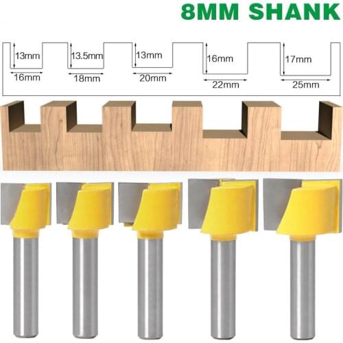 1/5PC 8mm Shank Cleaning bottom Engraving Bit solid carbide router bit Woodworking Tools CNC milling cutter endmill for wood