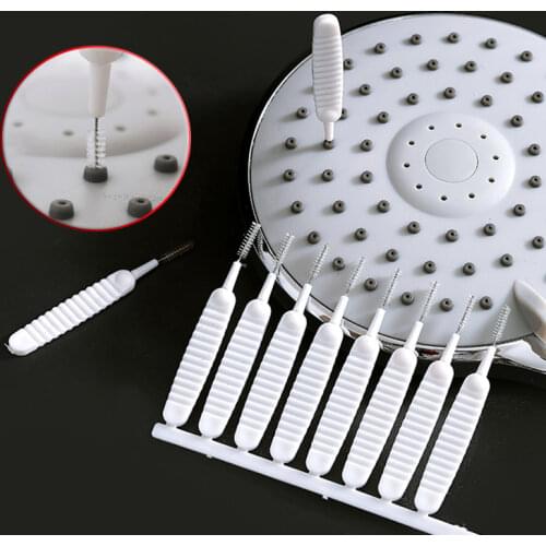 10Pcs / Set shower Head Cleaning Brush Anti-Clogging Washing Brush Small Pore Space Cleaning Brush For Kitchen Toilet Phone Hole
