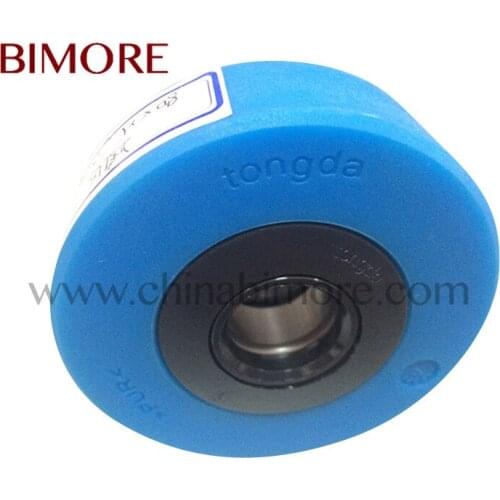 100PCS/PACK BIMORE tongda Escalator Step Roller 80*25mm Bearing 6204-2RS with Waterproof Cover Plate