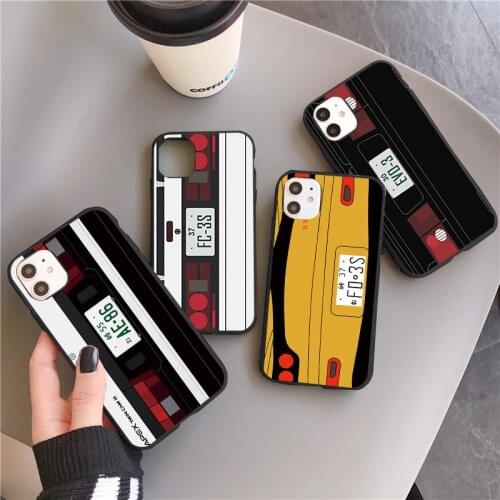 Anime Initial D Car Taillight AE86 Case For Xiaomi Poco M3 F3 X3 NFC Redmi Mi Note 10 S 10T 11 9 9S 8 8T 7 6 5 Lite Pro Max Case