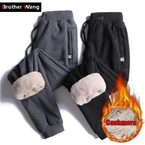 2019 New Winter Warm Jogging Pants Men 5XL 6XL 7XL 8XL Large Size Trousers Fashion Casual Thicken Sweatpants Male Brand