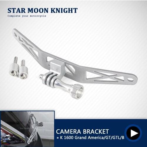 Motorcycle Driving Recorder BikeGP Recorder Holder For GoPro Camera Bracket CamRack For BMW K1600GT K1600 K 1600 B GA GT GTL