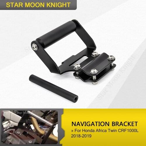 Motorcycle Stand Holder Phone Mobile Phone GPS Navigation Plate Bracket For Honda Africa Twin CRF1000L 2018-2019 CRF 1000 L