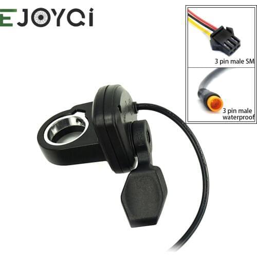 EJOYQI Wuxing Thumb Throttle 108X Ebike Trigger Throttle Plastic Finger Throttle 24V 36V 48V 60V 72V Left Right Thumb Throttle