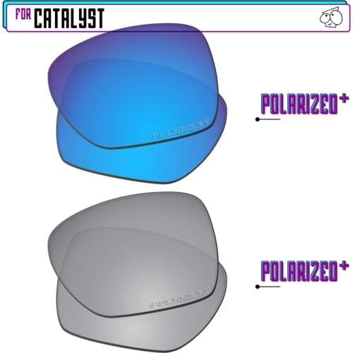 EZReplace Polarized Replacement Lenses for - Oakley Catalyst Sunglasses - Sir P Plus-BluePPlus