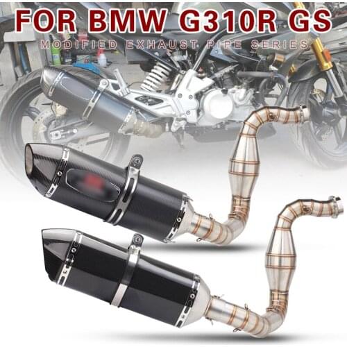 G310GS G310R Motorcycle Exhaust Headers Yoshimura Muffler Escape Elbow Pipe DB Killer Slip-on for BMW G310GS 310R Accessories