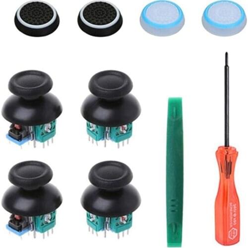 H054 Original Replacment Parts Controller Tool Kit for PS4 Accessories 3D Rocker Head