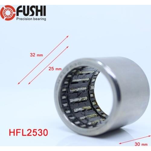 HFL2530 Bearing 25*32*30 mm 5PC Drawn Cup Needle Roller Clutch FCB-25 Needle Bearing