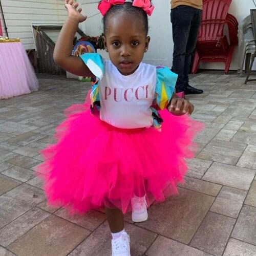Personalized Kids Tulle Skirt Hi Low Shape Girls Tulle Ruffled Tutu Skirt Party Birthday Photo Shoot Tulle Skirt