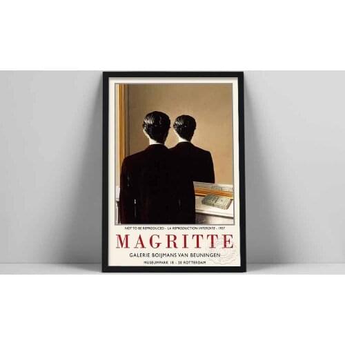 Rene Magritte Artist Surrealist Scandinavian Oil Painting on Canvas Posters and Prints Cuadros Wall Art Pictures For Living Room