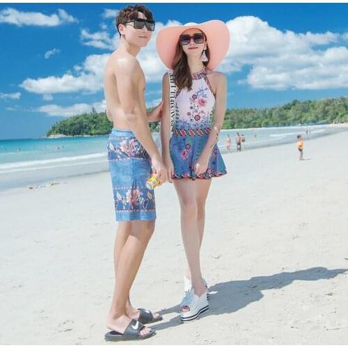 Couple Swimwear Skirt Womens Bikini Swimsuits Women Bathing Suits Lovers Swimsuit Summer Sexy Dress Bikinis Bodysuits Set