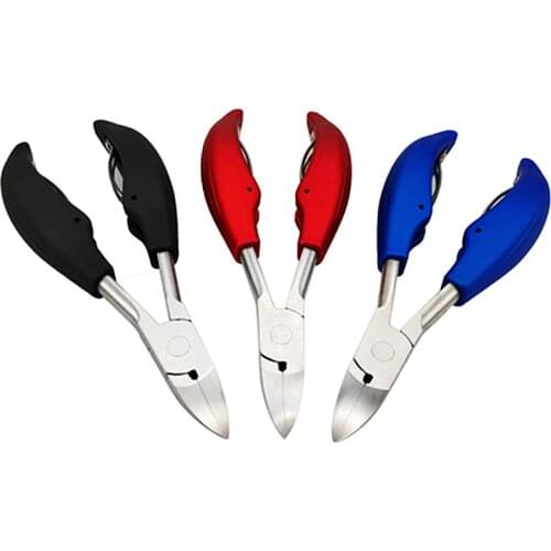 1Pc Toe Nail Clippers Nail Correction Thick Nails Ingrown Toenails Nippers Cutters Dead Skin Dirt Remover Pedicure Care Tool