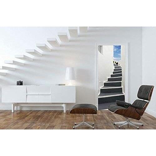 Hot Creative Door Mural Stairs Wall Door Sticker DIY Self-adhesive Waterproof Wallpaper Poste for Home Decoration Gift