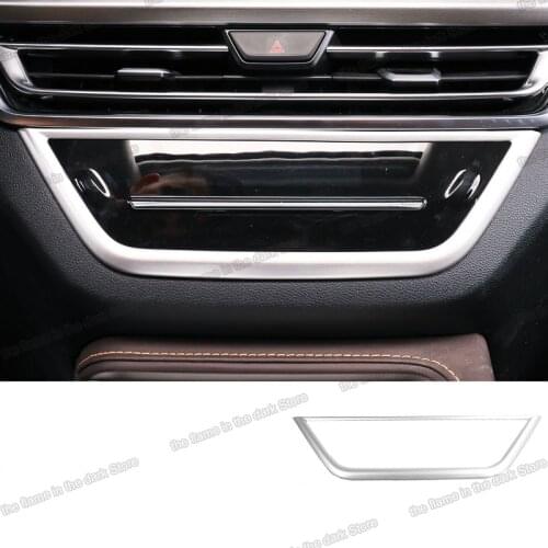 Lsrtw2017 for Changan Cs35 Plus Car Dashboard Air Conditioning Frame panel Trims Accessories 2018 2019 2020 2021 chrome cs35plus