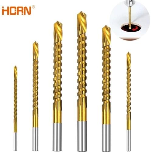6pcs/set Cobalt Drill Bit Set Spiral Screw Metric Composite Tap Drill Bit Tap Twist drill bit set multi-function metal special