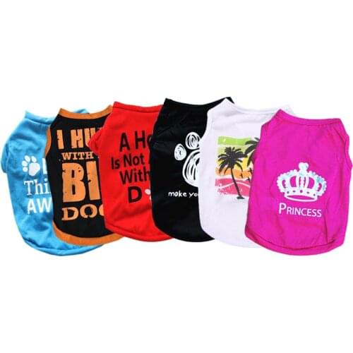 Pet Dog Clothes For Small Dog Clothing Summer Dog Vest Shirt Pet Clothing Winter Clothes For Dogs Clothing Chihuahua Ropa Perro