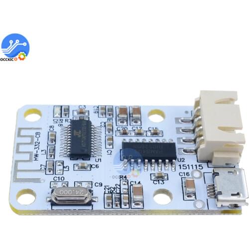 Amplifier board Bluetooth 4.0 Audio Receiver Board Wireless Amplifier Module kit For Speaker USB 3W*2 amplificador de potencia