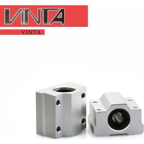 Box-type slider Straight Motion ball bearing block SCS10 12 13 16 20 25 30 35 40 50 60UU pillow linear 3D Printer Slide Bearing