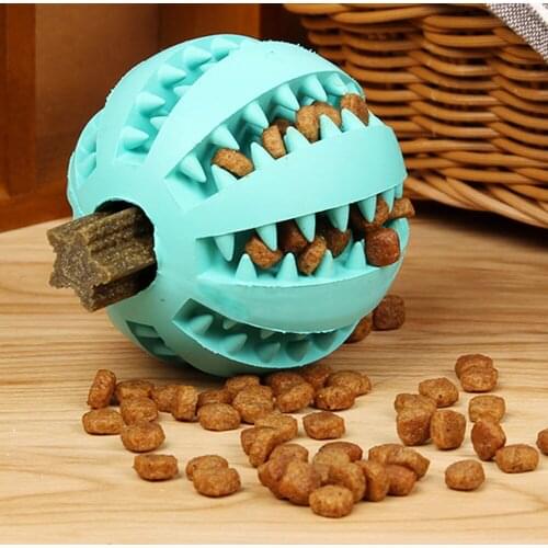 Toys for Dogs Rubber Dog Ball for Puppy Funny Dog Toys for Pet Puppies Large Dogs Tooth Cleaning Snack Ball Toy for Pet Products