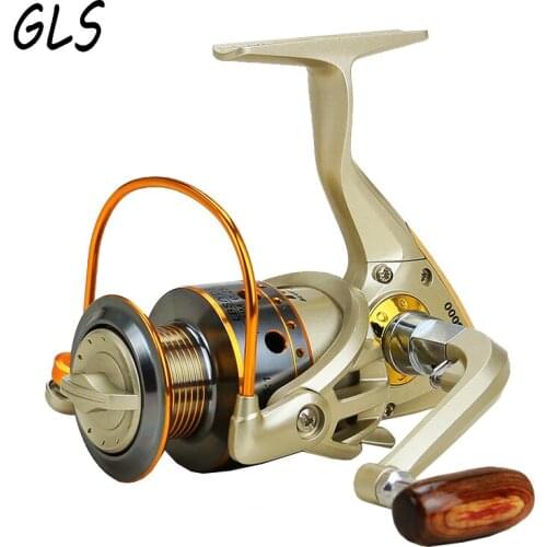 Spinning Fishing Reel Metal Coil 12 Ball Bearing 1000-7000 Series 5.5:1 Spinning Reel Boat Rock Fishing Wheel Fishing coil