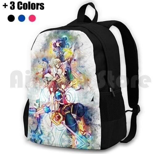 Kingdom Hearts Family Outdoor Hiking Backpack Riding Climbing Sports Bag Kingdomhhearts Kingdom Hearts Love Great Anime Game
