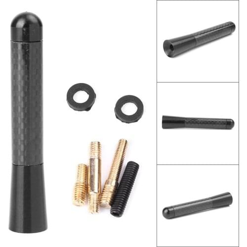 120mm 4.7 inch Car Antenna Universal for Audi BMW Chevrolet Cadillac etc Carbon Fiber Styling
