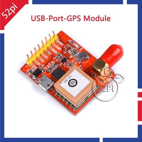 52Pi USB to GPS Converter USB-Port-GPS Module for Raspberry Pi 3 Model B / Pi 2 B