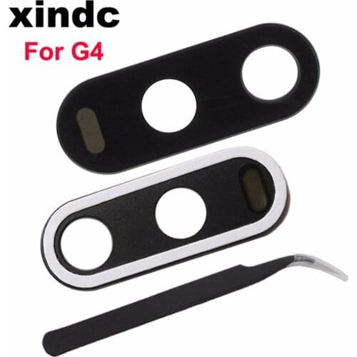 Xinidc Back Rear Camera Real Glass Lens Replacement For Motorola Moto G4 G4 Plus With Adhesive Sticker + Tweezers